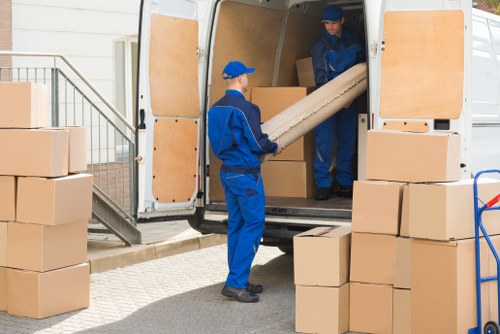Staff at Southcroydon Storage applying safety procedures in a storage facility