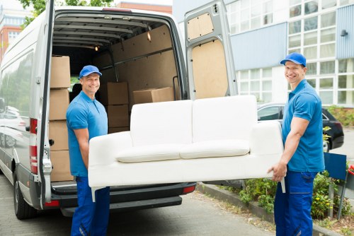 Small removals van ready for a local move in Southcroydon