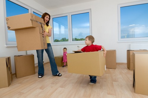 Removal van ready for a local move in Southcroydon