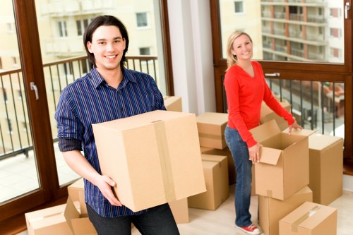 Packed belongings prepared for long-term storage in Southcroydon